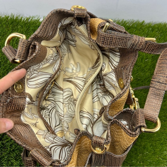 Francesco Biasia Shoulder bag Brown Brown Women’s Authentic - Picture 7 of 10